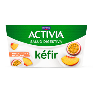 Activia Kéfir Melocotón y maracuyá 125g x 4u