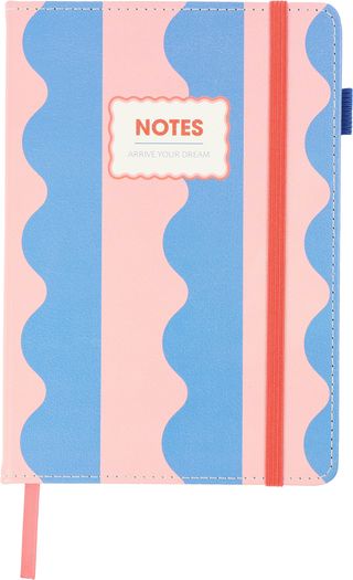 Caderno Formato A5 Com Ondas - Seashell