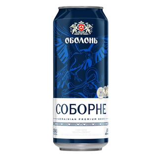 Пиво Оболонь Соборне 4,9% з/б 0,5л
