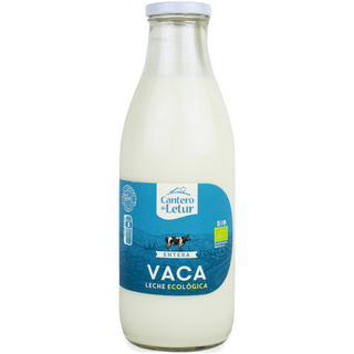 Leite de Vaca Gordo Biológico Pasteurizado El Cantero de Letur 1 Litros