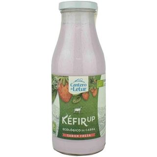 Kefir Up De Cabra Biológico Morango El Cantero De Letur 500 Gramas