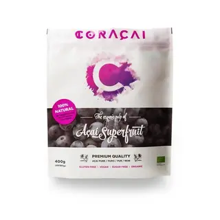 Polpa Açai Bio Congelada 400Gr Coraçaí