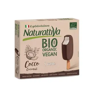 Gelados Cacau Com Cobertura Cacau Bio Sem Glúten 200Gr Naturattiva