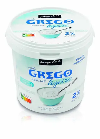 Iogurte Grego Ligeiro Natural Pingo Doce 1KG