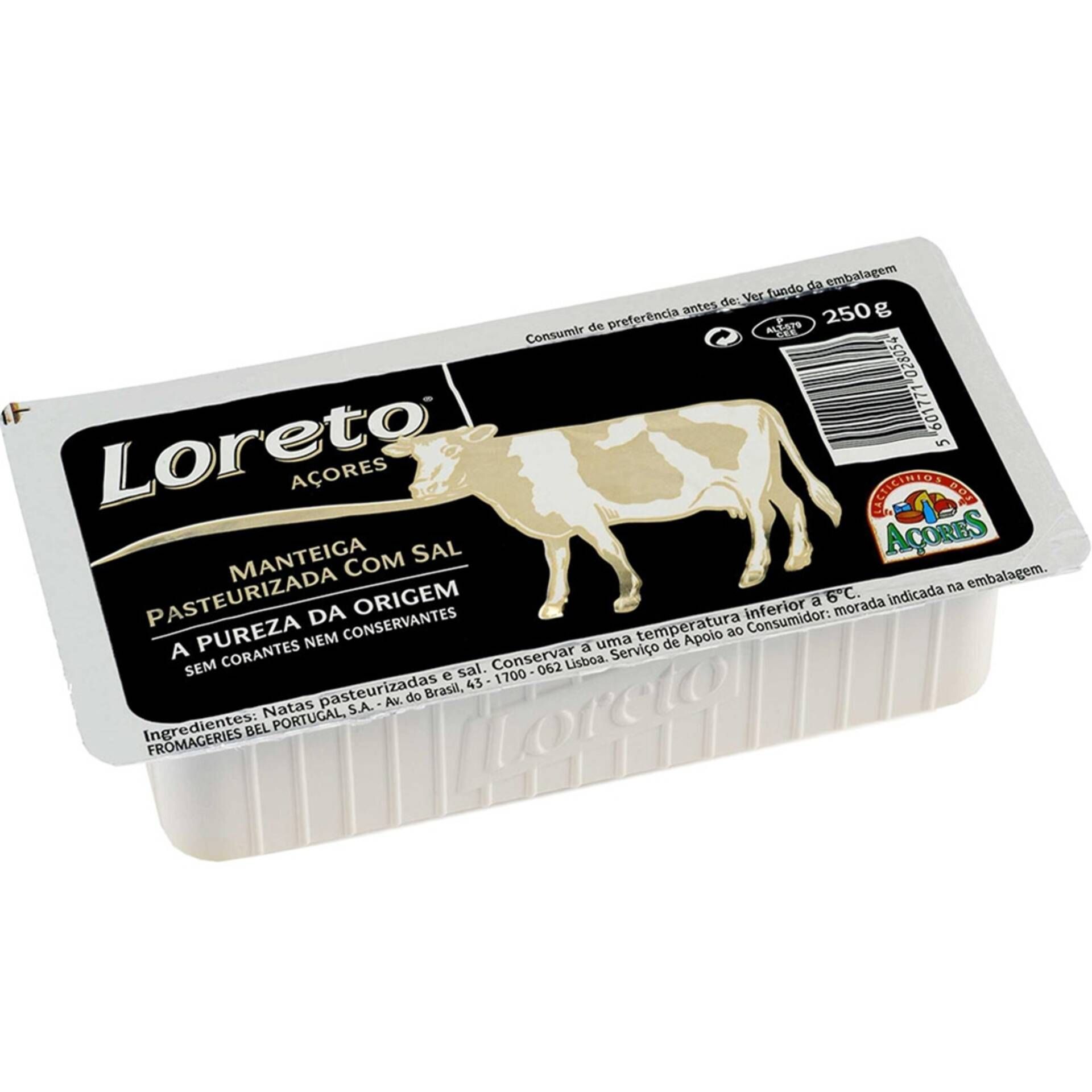 Manteiga com Sal Loreto (emb. 250 gr)