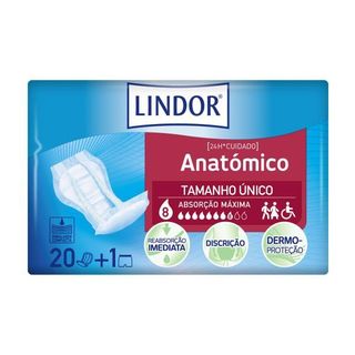 Pensos Incontinência Anatómico Maxi Lindor (emb. 20 un)