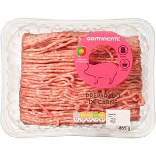 Preparado de Carne Picada de Porco Continente (emb. 465 gr)