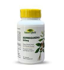 Nature's Field Ashwagandha 500Mg 60Caps
