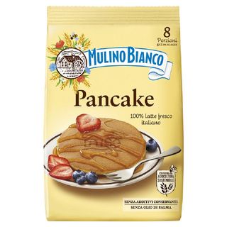 Mulino Bianco Pancake Merenda 100% Latte Fresco Italiano e Farina Sostenibile 4 pezzi 280g - 8076809579476