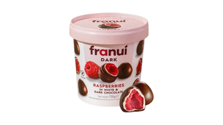 Maline Sa Belom I Crnom Čokoladom Franui 150g
