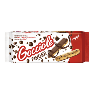 Pavesi Gocciole Finger Biscotti con Gocce di Cioccolato 120g - 8013355501612