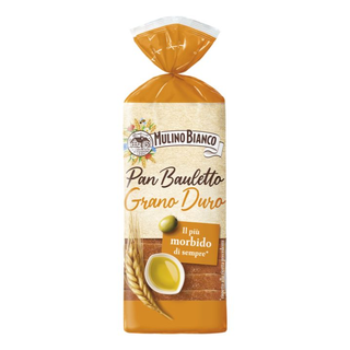 Mulino Bianco Pan Bauletto Grano Duro Pane Ideale per Panini 400g - 8076809517966