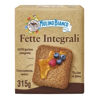 Mulino Bianco Fette Biscottate Integrali Ricche Di Fibre 315G - 085753