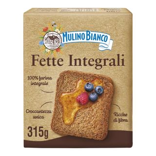 Mulino Bianco Fette Biscottate Integrali Ricche Di Fibre 315G - 085753
