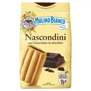 Mulino Bianco Nascondini Biscotti con Cioccolato da Mordere 330g - 8076809580618