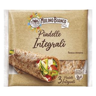 Mulino Bianco Piadelle Integrali Ideale per Piadina 3pz 225g
