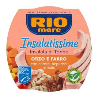 Rio Mare Insalatissime Insalata Di Tonno Orzo E Farro Con Carote, Peperoni E Mais 160 G - 220921