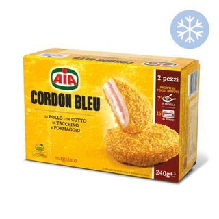 Aia Cordon Bleu di Pollo con Cotto di Tacchino e Formaggio surgelato 240 g