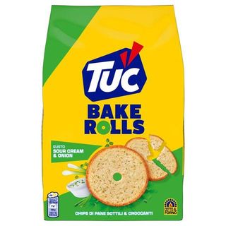 Tuc Bake Rolls, Chips Di Pane Sottile E Croncante Al Gusto Panna Acida E Cipolla 150 G - 150100