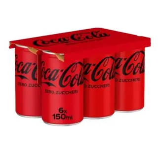 Coca-Cola Zero Zuccheri 6 x 150ml