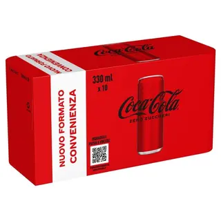 Coca Cola Lattina Sleek 10X33Cl