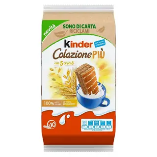Kinder Colazione Più Con 5 Cereali 10 X 29 G - 039669