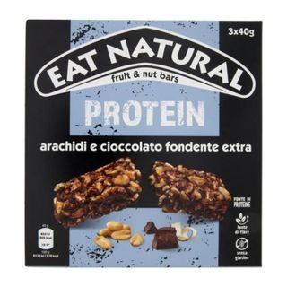 Eat Natural Protein arachidi e cioccolato fondente extra 3 x 40 g