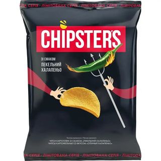 Чипси Chipster's Пекельний халапеньйо картопляні 130г