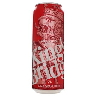 Напій с/а King's Bridge Джин Грейпфрут 7% 0.45 л
