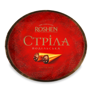Цукерки Roshen Стріла Подільська глазуров шок глазур`ю 200г