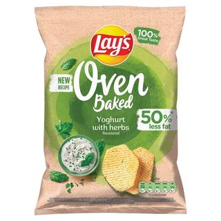 Чипси 110 г Lay's Baked картопляні запечені зі смаком йогурту з травами м/уп