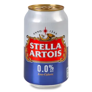 Пиво безалкогольне 330 мл Stella Artois ж/б