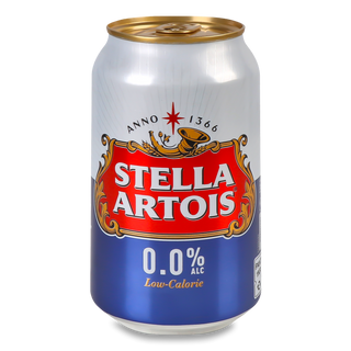 Пиво безалкогольне 330 мл Stella Artois ж/б