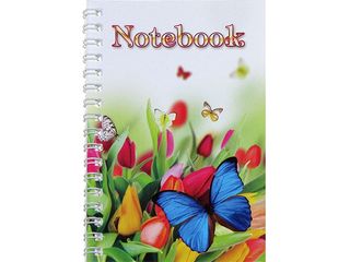 Блокнот пруж. А6 48арк. кліт. карт. подв. пруж. №15220/Тетрада/(16)(320)