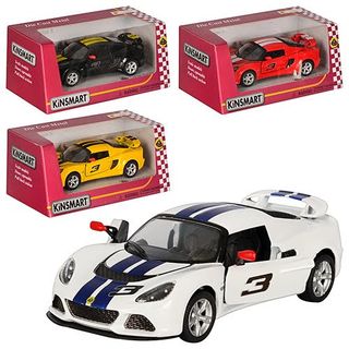 Машина метал. "Kinsmart" Lotus Exige S принт 2012,в кор-ці №KT5361WF(24)