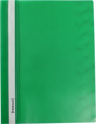 Папка-швидкозш. "Economix Light" №E38503-04 А4 з прозор.верхом,без перфор.,апельс.,зелена(10)(300)