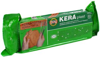 Пластилін "Koh-i-noor" Keraplast 1000гр теракотовий №131707(10)