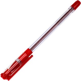 Ручка кульк. масл. "Hiper" №HO-515/HO-111 Ace New (Fine Tip) 0,7мм червона(25)(2000)