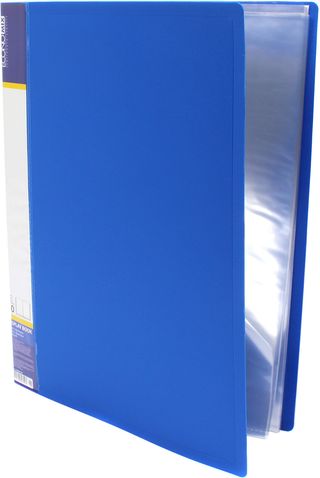 Папка "Economix" №E30604-02 А4 з 40ф. синя(4)(24)