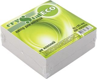 Блок/зам. нкл 85х85мм 400арк. "Crystal" ECO(40)