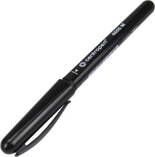 Маркер "Centropen" №4606 СD Pen ergoline 1мм чорний(10)(200)