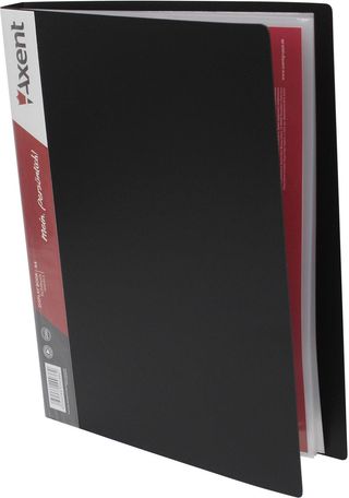 Папка "Axent" №1040-01 А4 з 40ф. чорна(24)(48)