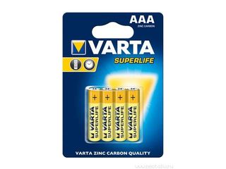 Батарейки Varta Superlife/Super Heavy Duty R-03/блістер 4шт (12)(60)