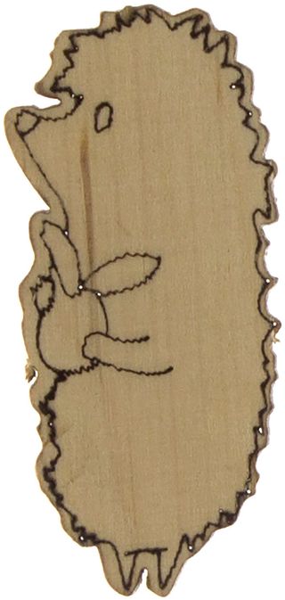 Їжак 4х1,5см фанера(5)