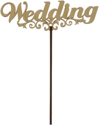 Топер "Wedding" 18х15см фанера(5)