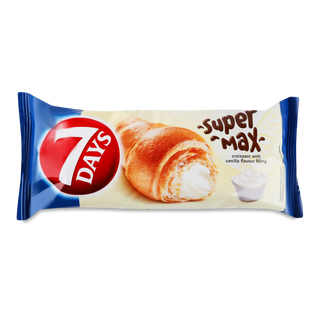 Круасан з начинкою зі смаком ванілі 7 Days Super Max 110г