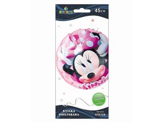 Кулька повітр. фольгована "Minni Mouse" 45см №835128/Pelican/(5)