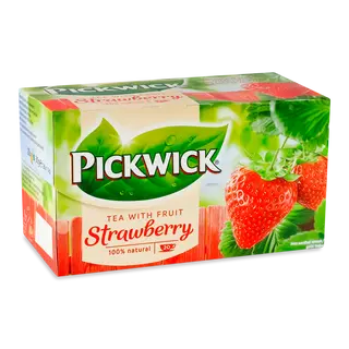Чай чорний ароматизований Pickwick полуниця 20x1.5г