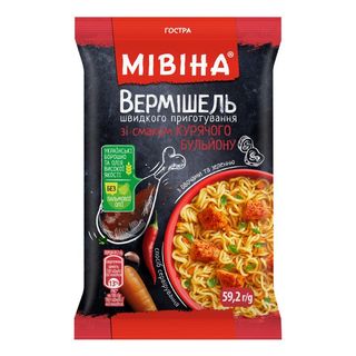 Mivina Вермішель з курячим бульйоном зі спеціями, 592g