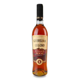 Коньяк 0,5 л GEORGIAN LEGEND п'ять зірочок 40% об ск/пл Україна